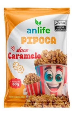 Pipoca Anlife doce de caramelo 60g