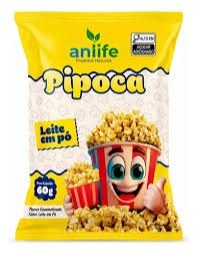 Pipoca anlife leite em pó 60g