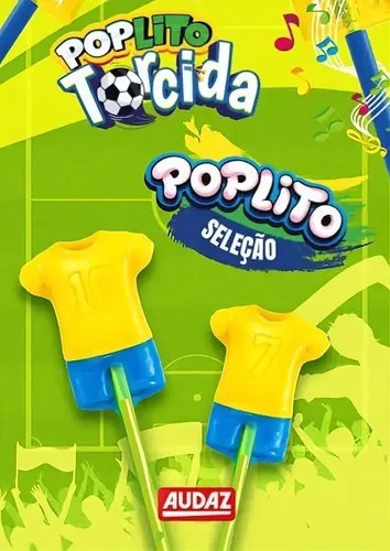 Poplito seleção com cabo luminoso tutti fruti 10g