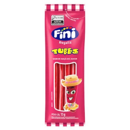 fini tubes sabor maçã do amor 15g