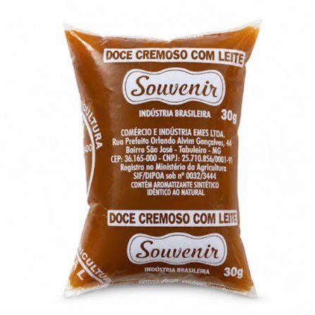 Chup chup de leite souvenir