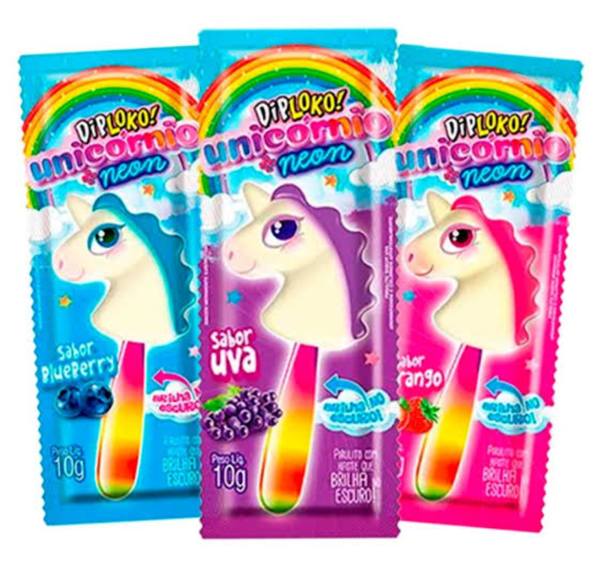 diploko unicornio + neon qualquer sabor 10g