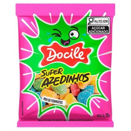 Bala docile super azedinhos 15g