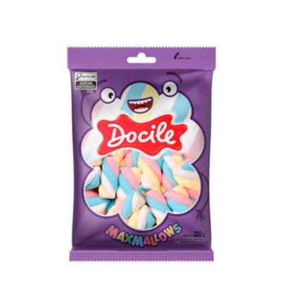 Maxmallows docile twist color baunilha 220g