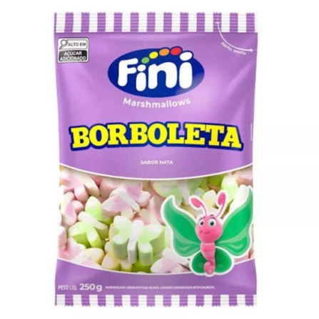 Marshmallow borboleta fini 250g